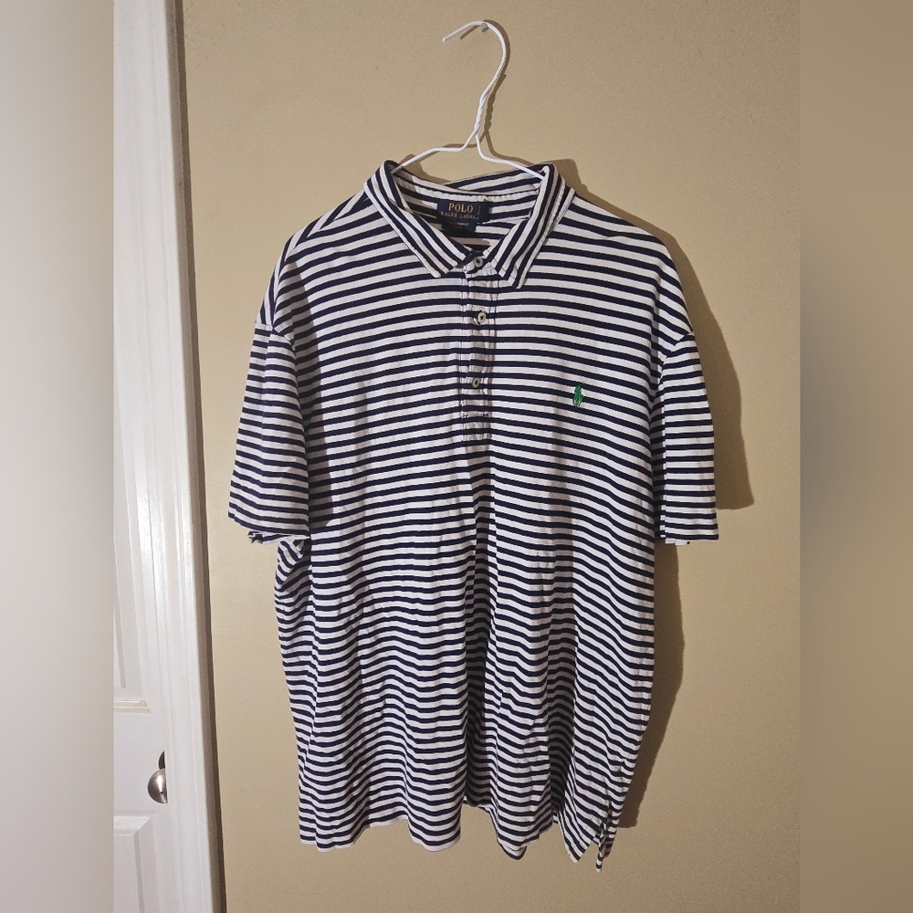 Classic Navy Striped Shirt